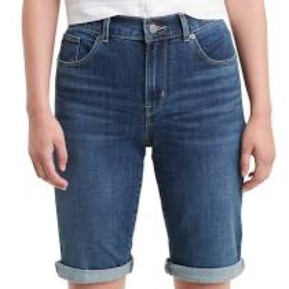Calvin Klein Pants - Calvin Klein Midrise Bermuda Shorts Medium Wash